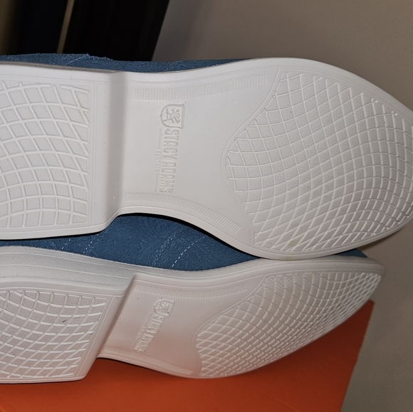 STACY ADAM WINGTIPS 9.5 (TEAL) - Picture 3 of 6